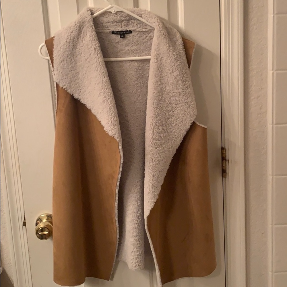 Faux Shearling Fur Vest